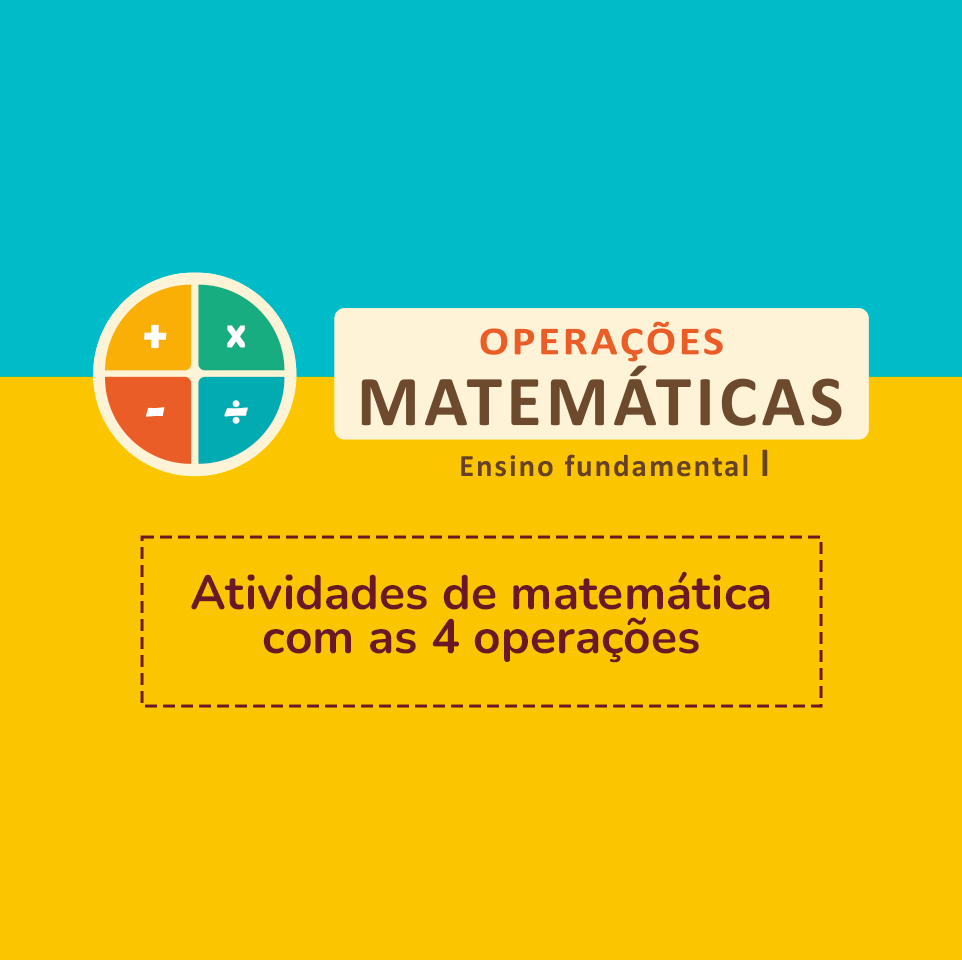 Atividades De Matemática 4 Operações  Matemática, Atividades de matemática,  Atividades de matemática divertidas
